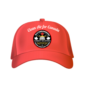 Red Water Bomber Caps with your Company Name imprinted
