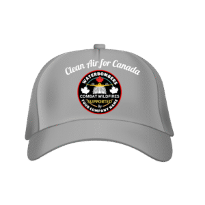 Grey Water Bomber Caps with your Company Name imprinted