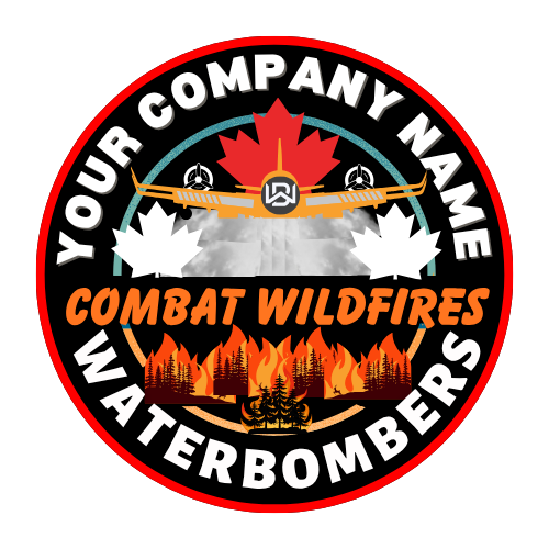 Green Water Bomber Caps with your Company Name imprinted - Image 3